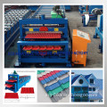 hot dipped galvanized steel coil double layer roofing forming machine